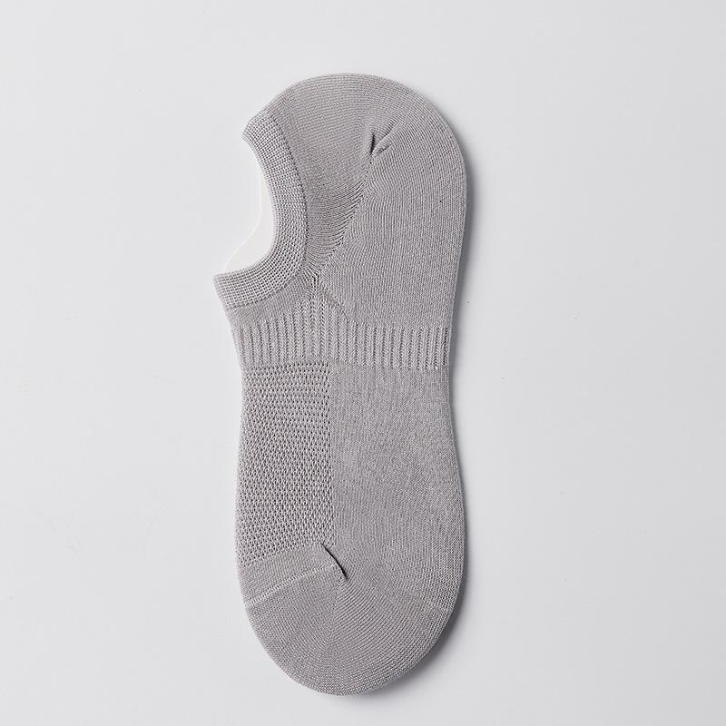 Pure Cotton Men's Solid-color Short Socks, Casual Cotton Socks, Boat Socks, Smelly and Sweat-absorbing, Invisible Socks for Spring and Summer