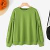 ZANZEA Women Casual Embroidered Splice Long Sleeve Loose Pullover Tops