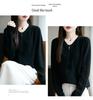 2026 Autumn/Winter Korean Style Solid Knit Zipper Cardigan - Soft, Skin-Friendly, Trendy Round Neck Sweater.