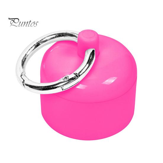 Engagement Ring Travel Case Holder Keychain with Secure Cylindrical Slot, Waterproof Portable Jewelry Pouch for Outdoor Case, Lightweight Storage Box