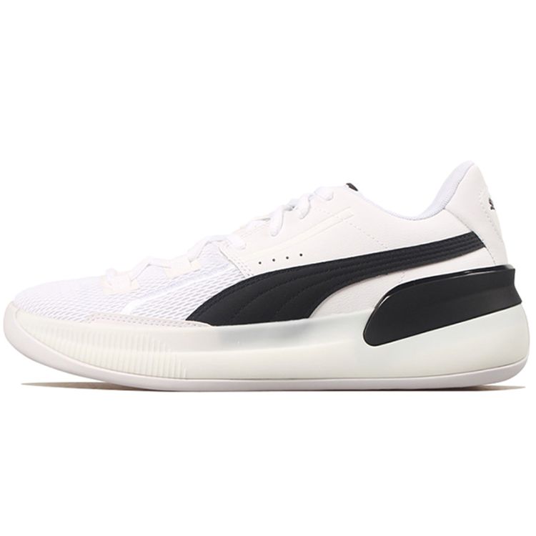 PUMA Unisex White Black 194454-01 43