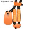 Trimmer Shoulder Strap Weed Eater Strap Trimmer Harness Easily Adjustable Double Shoulder Mower Belt for Garden Cutter