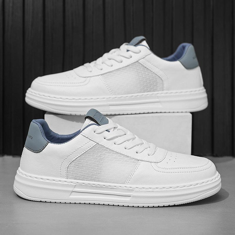 

Little white shoes men s 2025 summer new breathable casual board shoes thick sole heightening versatile sports shoes men s trendy shoes 44