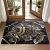 Juventus FC Design Crystal Velvet Rug Soft Decorative Mat for Bedroom Entrance