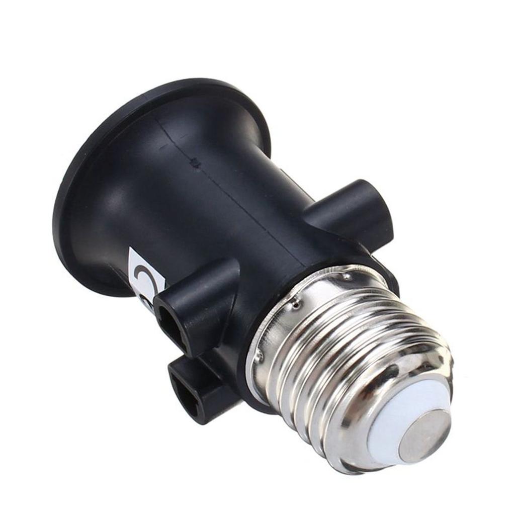 Bulb EU Plug Wall Lamp Splitter Light Socket Lamp Holder Screw Converter Bulb Base Socket Adapter