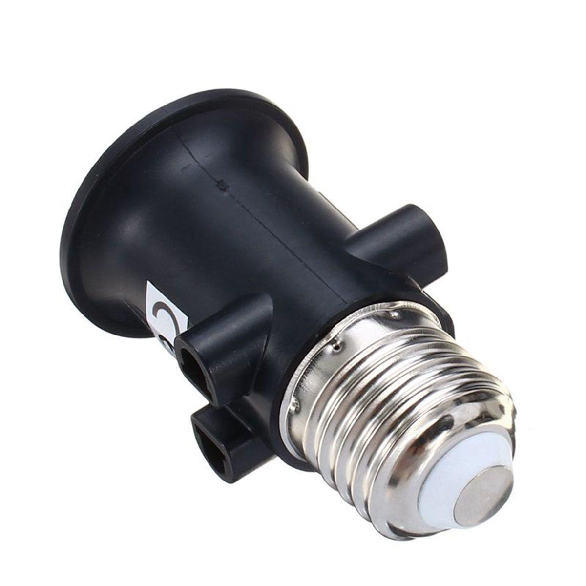 

Accessories Splitter Light Base Light Socket Lamp Holder Screw Converter Bulb Base Socket Adapter чёрный