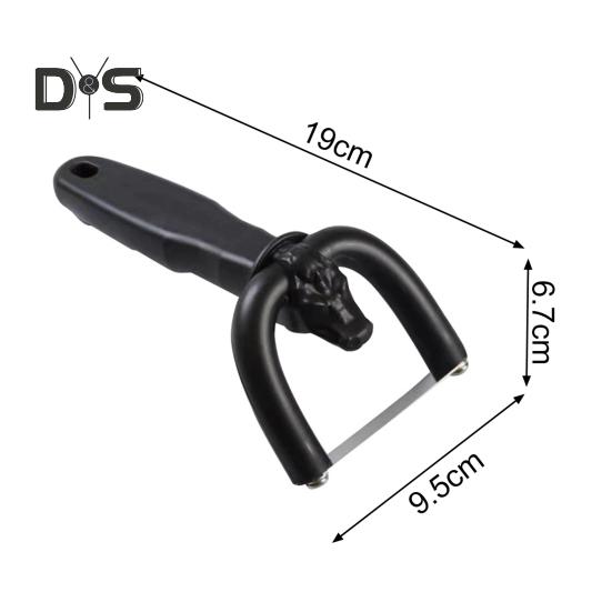 Stainless Steel Anti Rust Meat Slicer Labor Saving Ergonomic Design Food Cutter Kitchen Tools