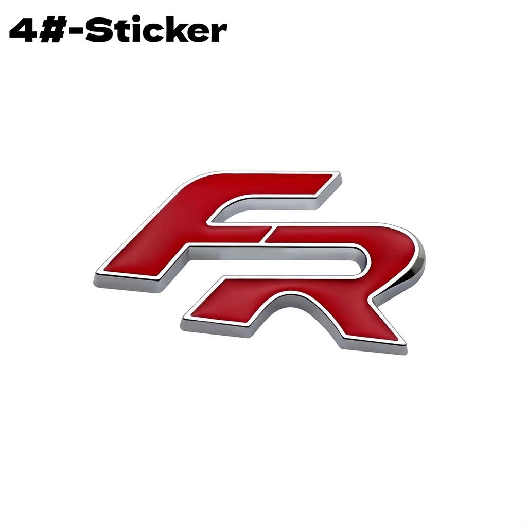 3D Metal Logo Car Front Grill Emblem Grille Badge Sticker For Leon Altea Mk3 5f 1p Ibiza 6l 6j Ateca Arona