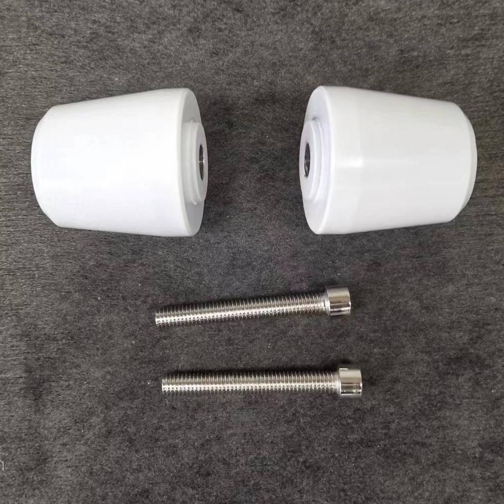 

Для Honda forza 350 nss350 125 аксессуары для мотоциклов из нержавеющей стали, ручки для руля, ручка, торцевая крышка белый