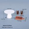 Mini Dollhouse Juice Display Tray - Handmade Decorative Table Accessory