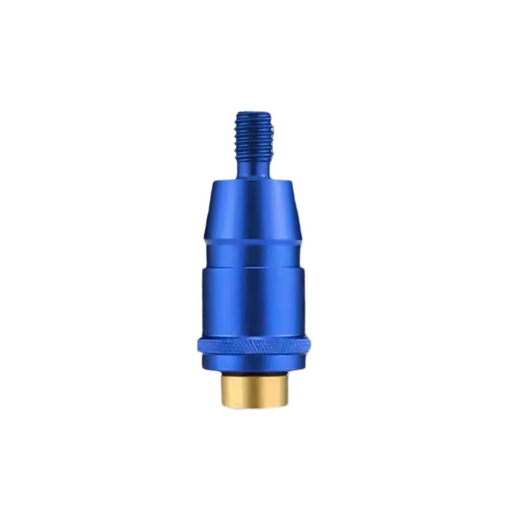 

1pcs Aluminum Alloy Fishing Rod Connector Net Head Adapter Screw Landing Dip Part Essential Tackle Equipment Accessory синій