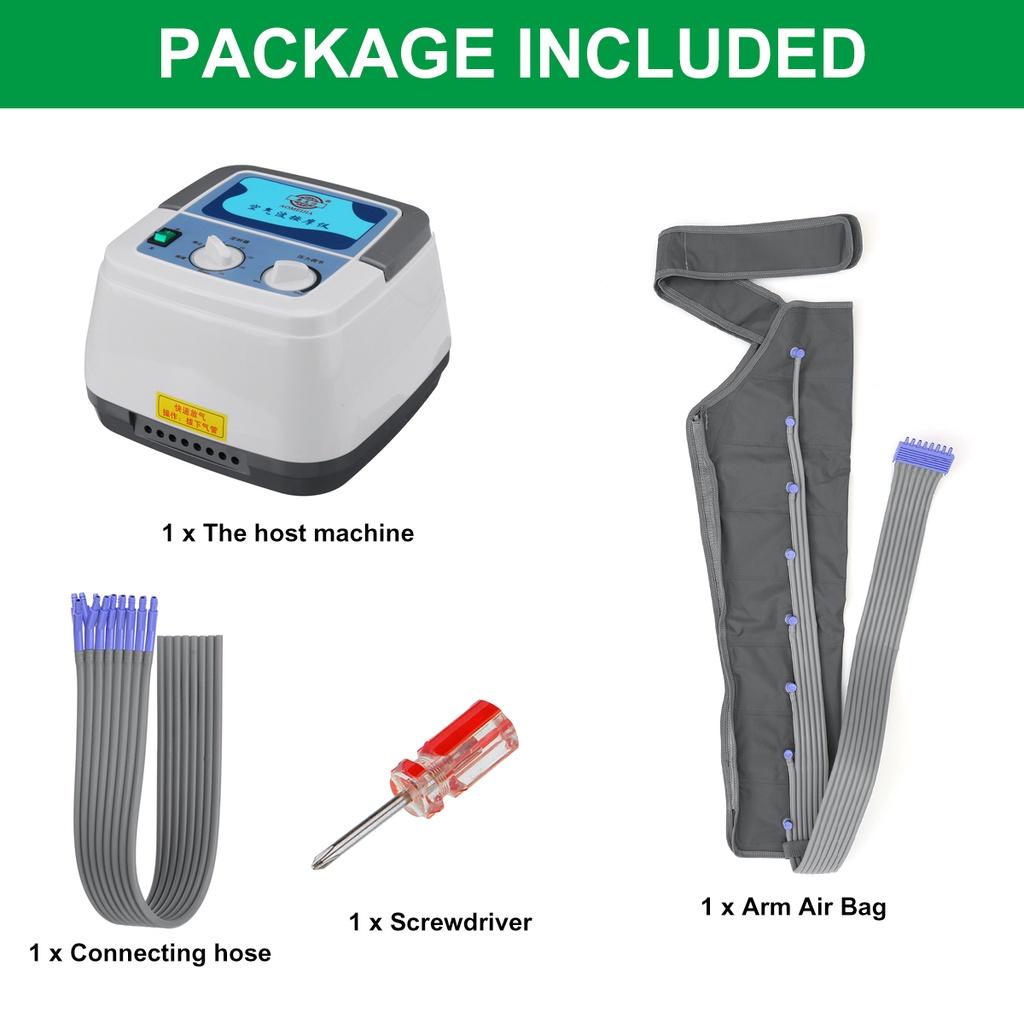 Electric Pressotherapy Air Compression Leg Foot Massager Infrared Therapy Arm Waist Pneumatic Vibration Air Wave Pressure Machine #1