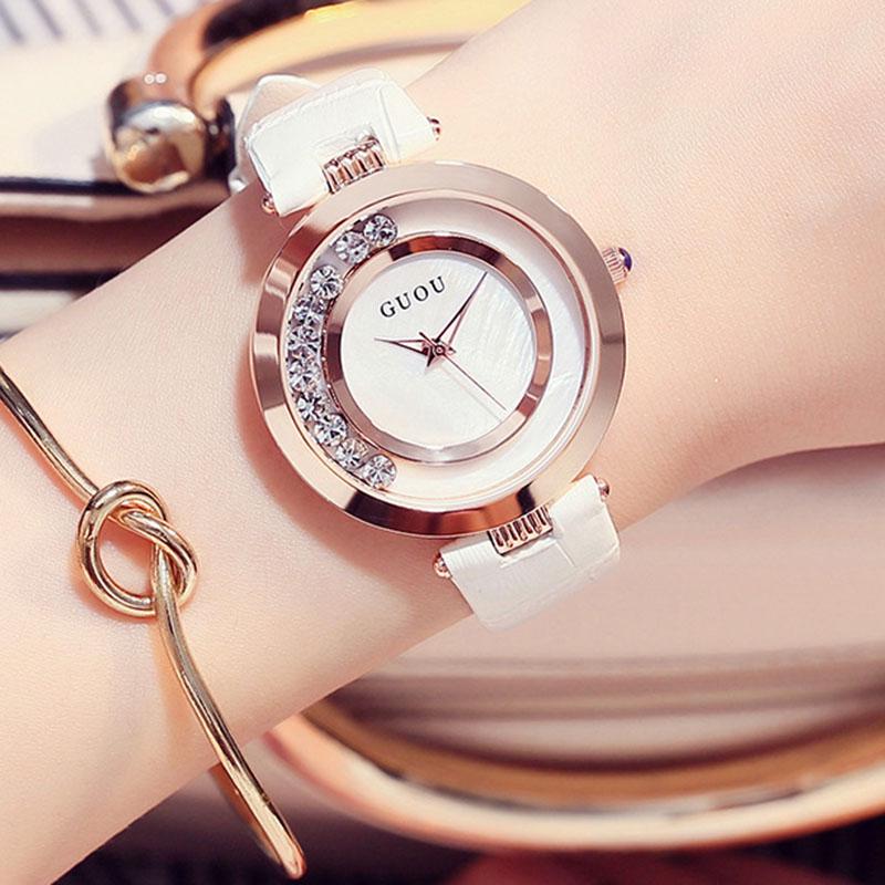Buy GUOU Watch Luxury Glitter Diamond Ladies Watch Women Watches