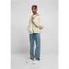 Sweatshirt À Capuche - Urban Classics - 90's - Beige - Manches Longues - Poche Kangourou