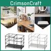 Bathroom Stainless Steel Toothbrush Storage Rack Grid Pen Holder Versatile Neat