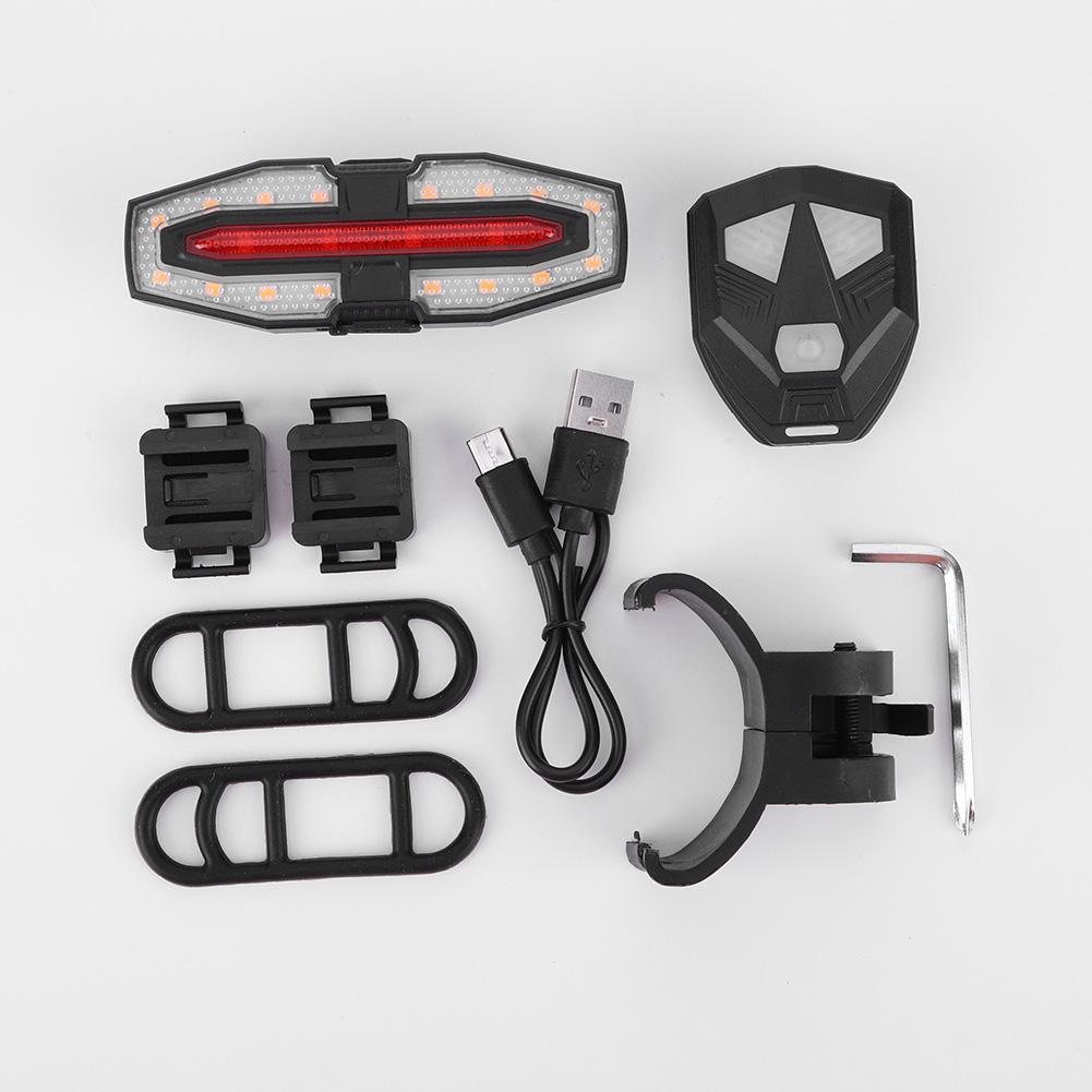 Electric Scooter Turning Signal Tail Light USB Rechargable Smart Wireless Light LED Waterproof Warning Lamp for M365 Pro 2 MI 4