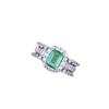 Recommend The Same Noble Luxury Imitation Emerald Ring, Luxury Inlaid With Diamond Rings For Women