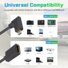 Duttek 8K 60Hz HDMI to Micro HDMI Converter HDMI Female to Micro HDMI Male Extension Cable with 48Gbps Transfer Speed for GoPro and Digital Cameras
