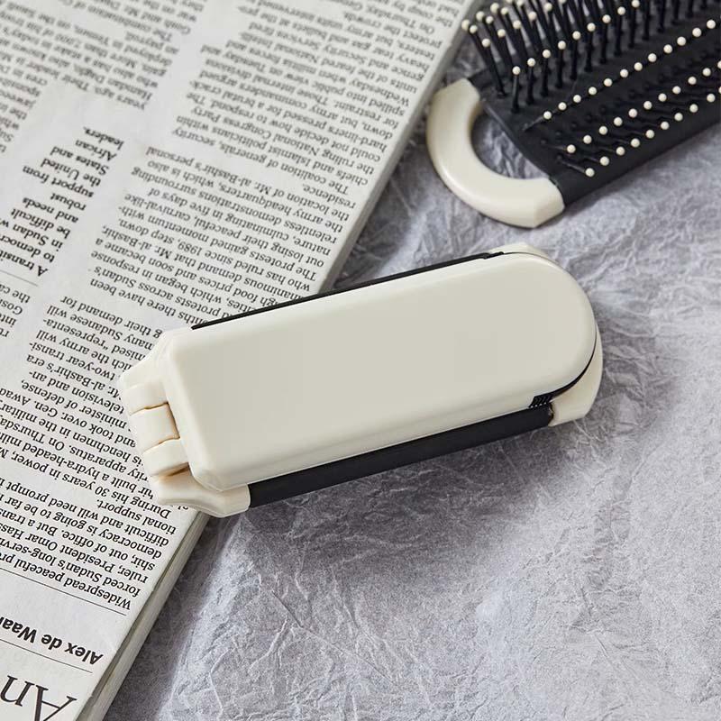 Portable Folding Comb & Makeup Mirror for Girls
