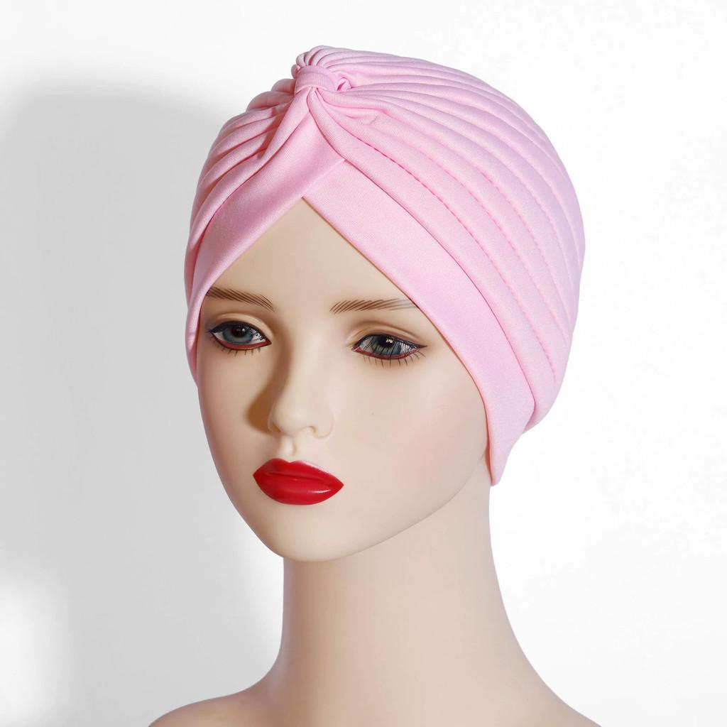 Indian Style Yoga Cap With No Brim Polyester Fabric Sunshade For Winter And Autumn