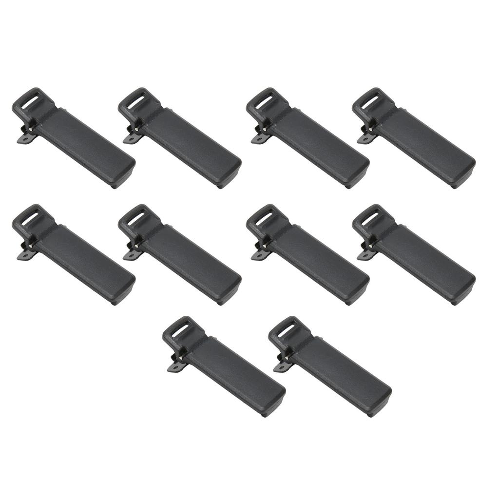 10pcs Radio Belt Clip Replacement Walkie Talkie Belt Clip for Baofeng UV 5R UV 5RA UV 5RB UV 5RC UV 5RD UV 5RE