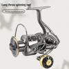 All-Metal Zero-Gap Lure Spinning Reel for Long-Cast Fishing
