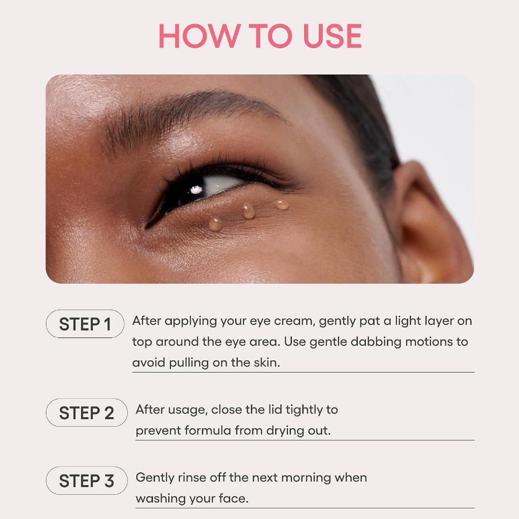 LANEIGE Bouncy & Firm Eye Sleeping Mask 20g Collagen Peptide Caffeine Firming Depuffing Anti Wrinkle Eye Care