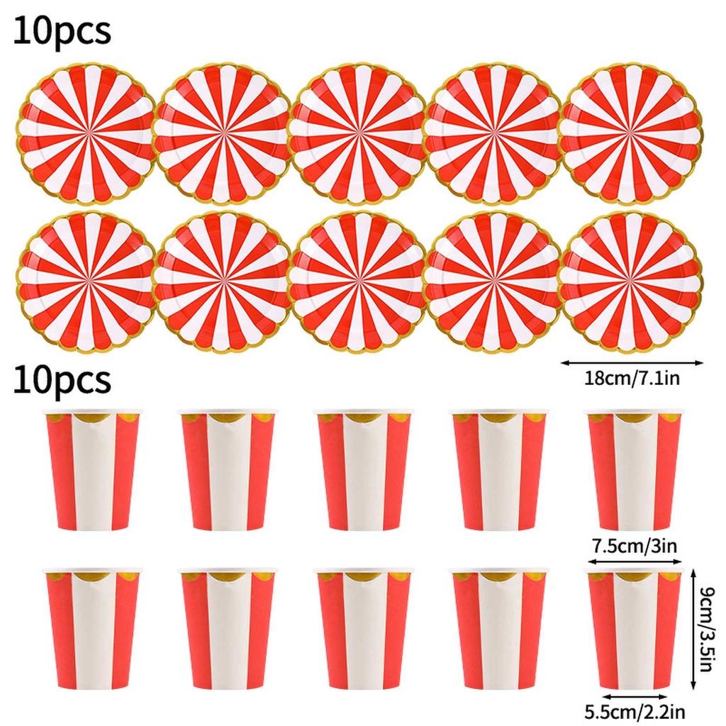 Disposable Party Paper Plate Birthday Decoration Disposable Birthday Plate Dishes Cup Baby Shower Wedding Disposable Camping