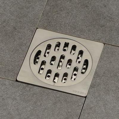 5pcs/set 4CM/5.4CM/6.5CM/7CM/7.5CM Stainless Steel Floor Drain Cover Round Anti-Clogging Shower Drain Strainer for Bathroom