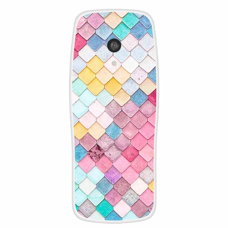 For Nokia 3210 4G 2024 2.4"Cases Clear TPU Soft Silicone Phone Cover for Nokia 3210 TA-1618 Protective Back Shells Cartoon Print