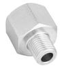2PCS BSP Pipe Fitting Connector Stainless Steel Female Thread   Male Thread ConnectorFemale Thread 1 2in   Male Thread