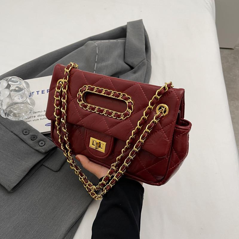 Stylish Cross-border Trend French Bag With Retro High-end Feel