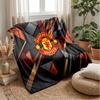 Manchester United Theme Blanket Soft Flannel Blanket Plush Throw Blanket Cozy Sofa Bed Blanket for Home Decor