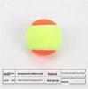 Dreifarbiger Übergangsball für Kinder - Jugend-Trainings-Tennis, Dekompressions-Strandtennis 70RED