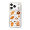 Croissant suitable for anti-drop iPhone17 mobile phone case spring Huawei OPPO contrasting color vivo Apple 16promax