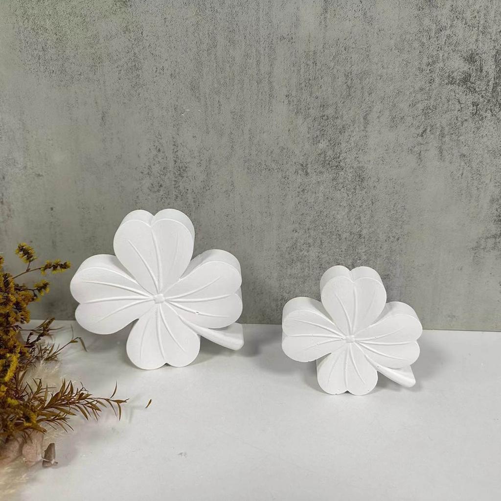 Clover Candle Molds Four Leaves Candle Molds for DIY Candle Soap Craft Home Decorations Christmas Gift