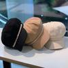 Fashion Pearl Chain Beret Women Casual Simple Solid Color Octagonal Hat Painter Hats