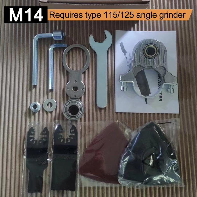 M10 M14 Thread Universal Connector Electric Angle Grinder Accessories Angle Grinder Conversion Head Aadapter Set