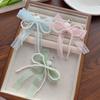 2025 New Sweet Lace Bow Beaded Bow Keychain Phone Charm Strap Pendant for Phone Accessories Bag Hanging Cord for Women Girl