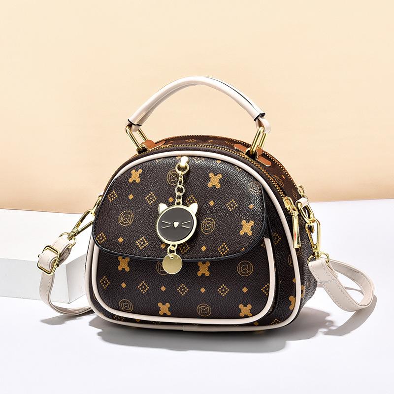 

В этом году популярная маленькая круглая женская сумка 2025 новая модная летняя сумка-цепочка с текстурой цветка, на плечо, кроссбоди