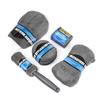 9-piece Car Washing and Cleaning Kit, Car Washing and Wiping Towels, Polishing and Waxing Tires, Brushing Gloves, Car Cleaning Tools