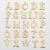 20pcs Stainless Steel Gold Letter Charm Initial Charms Alphabet Beads Pendants Assorted for Bracelet Necklace Jewelry Making DIY