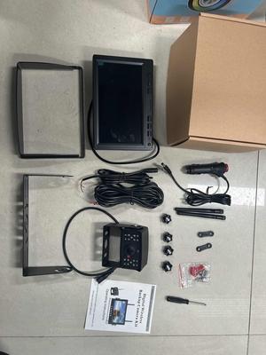 Kit de Cámara de Respaldo Inalámbrica y Pantalla 7in Pantalla HD 120 grados Ángulo Amplio Prueba IP69 Transmisión 150m