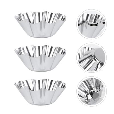 6pcs Flower Pans Non Stick Baking Molds for Tart Mini Cupcake Desserts Fruit Tart Muffin Pan Cake Molds Kitchen Use
