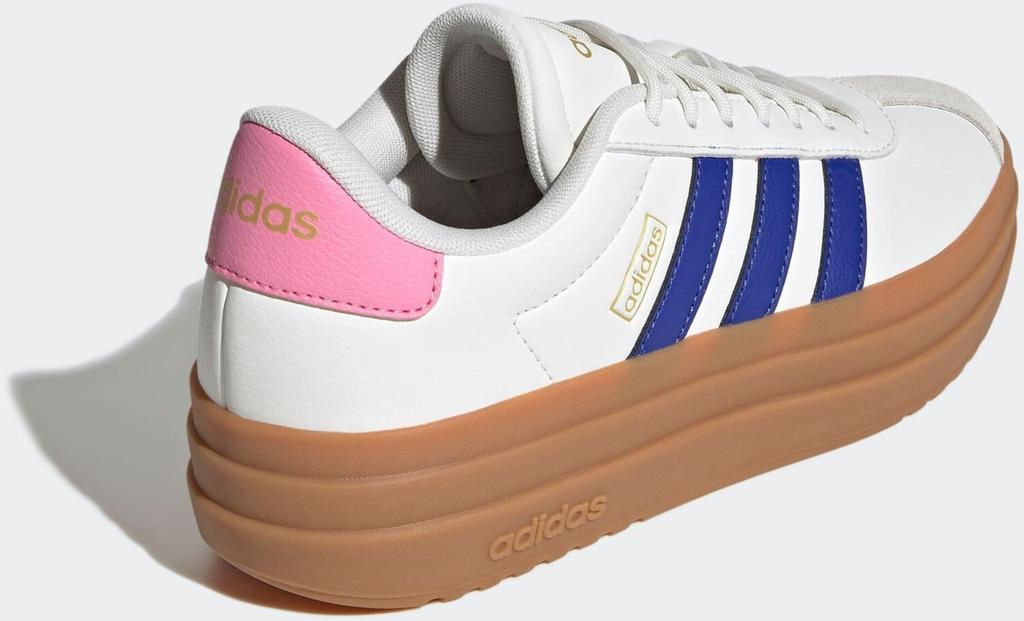 Кроссовки Adidas VL Court Bold Women core white/semi lucid blue/bliss pink