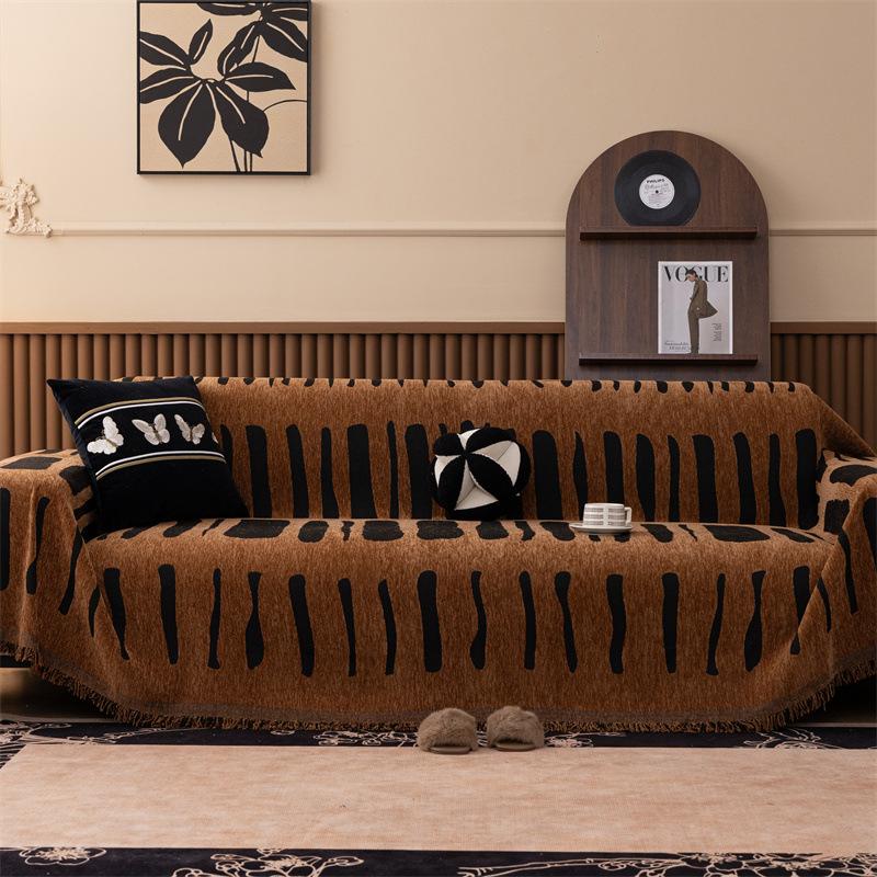 New design Chenier sofa cover sofa blanket cover all-inclusive simple sofa cover dustproof universal in all seasons 45 45 pillow cover 2329₽