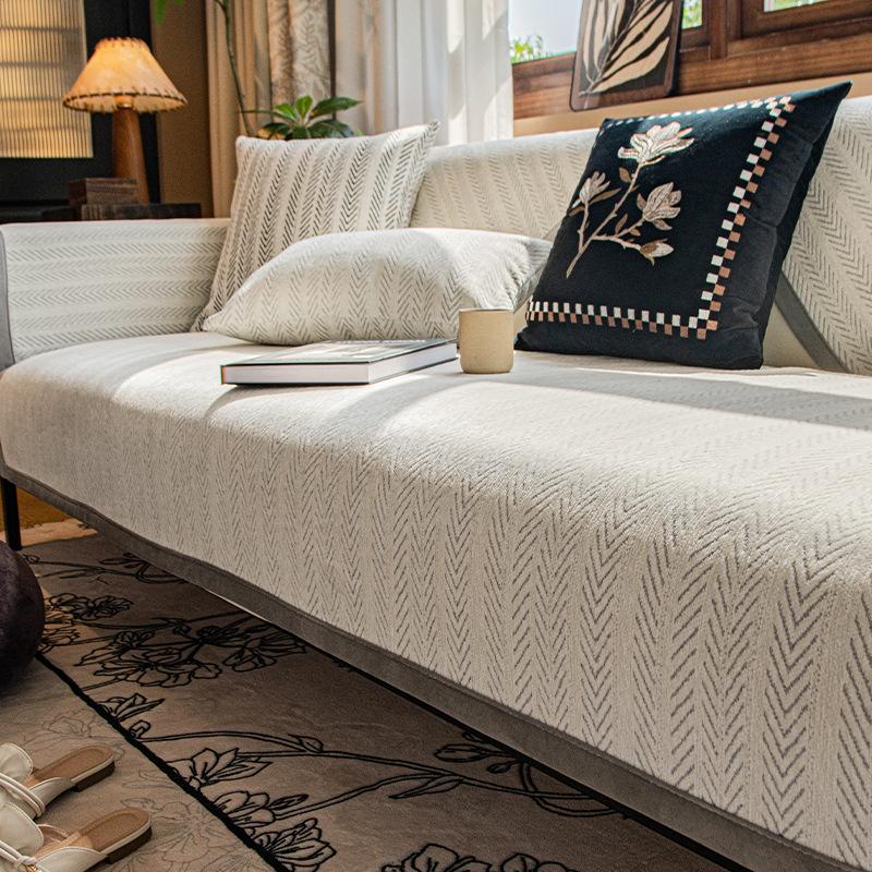Medieval Sofa Cushion, Universal Light Luxury In All Seasons, High-End Sofa Cover  New Sofa Cushion Towel, Non-Slip