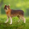 Handmad Simulated Solid Animal Model Shadow Wolf Warcraft Mythical Series Toys  Kids Birthday Gift