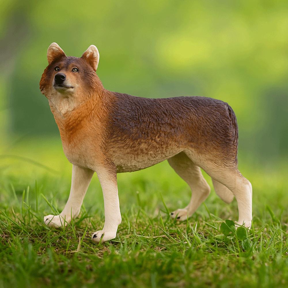 Plastic Simulated Solid Animal Model Shadow Wolf Warcraft Mythical Series Toys  Desk Decor