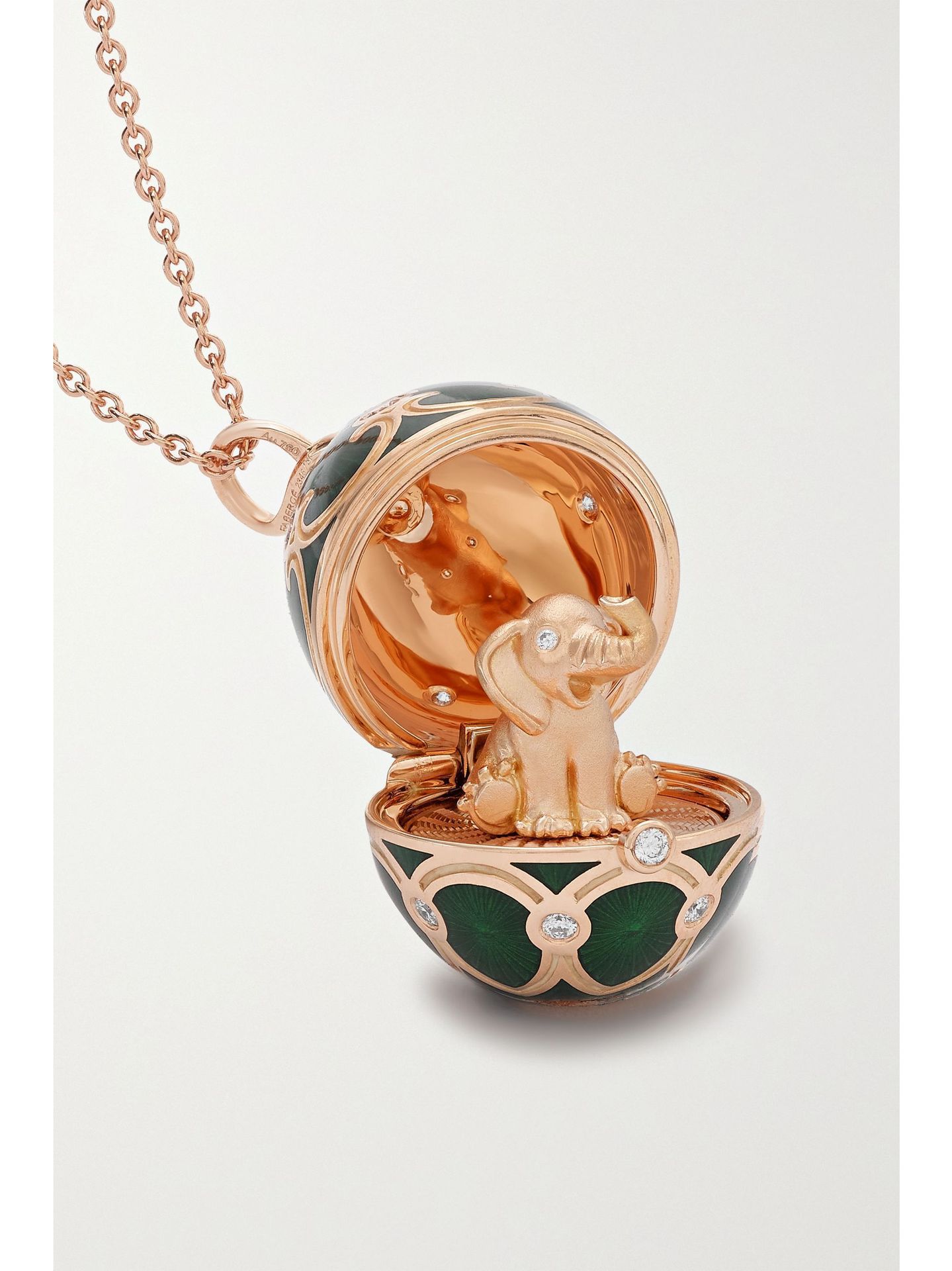

Vintage Openable Egg Locket Necklace, Enamel Heart Inside Luxury Retro Pocket Pendant Gift Jewelry чорний